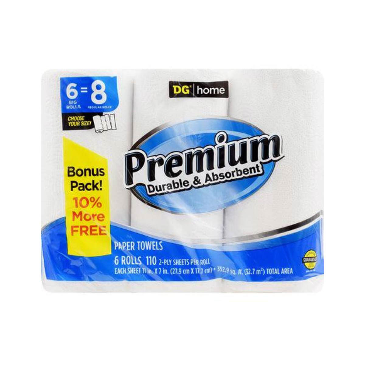 True Living Premium Towel 6 Rolls