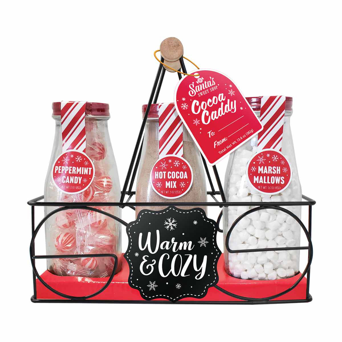 Santa's Sweet Shop Cocoa Caddy Gift Set, 13.6 oz