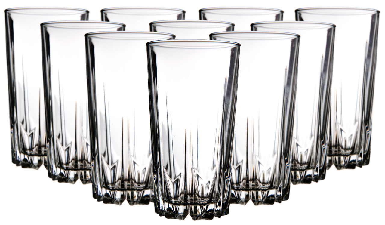 Diamante Highball Glass, 17 oz