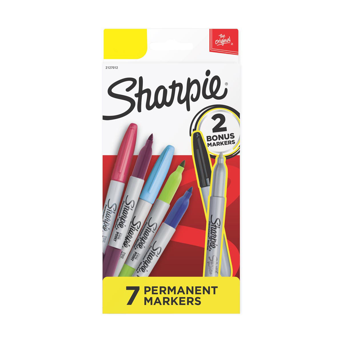 Sharpie Permanent Markers, Fine & Ultra Fine Point, Assorted Colors, 7 ct