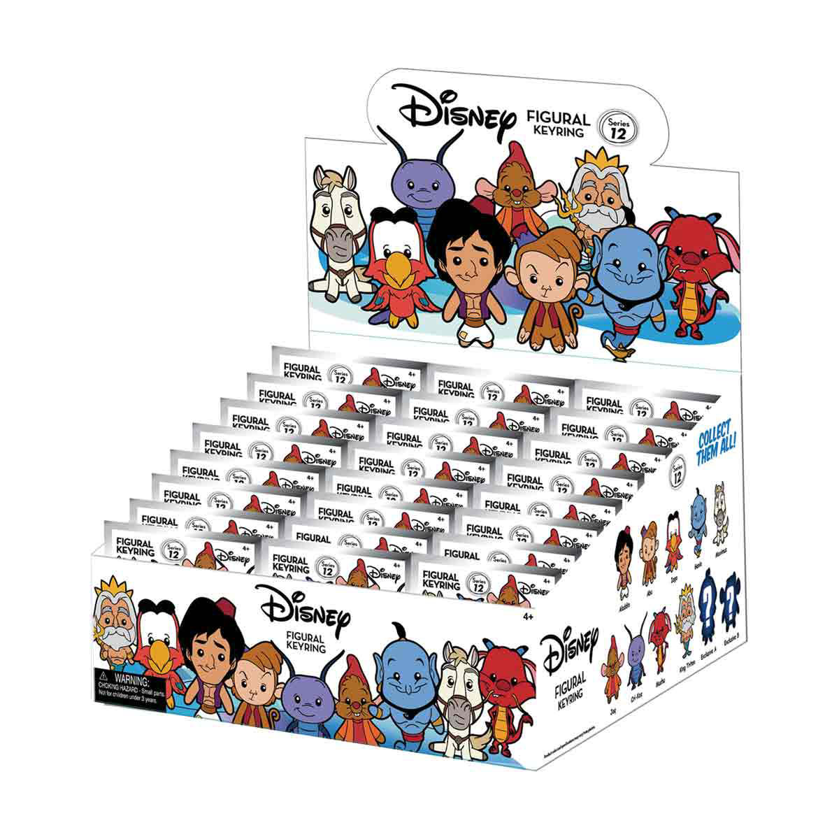 Disney Series 12 3D Foam Figural Keyring in Blind Bag