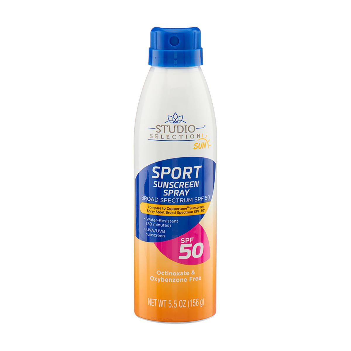 Studio-Selection-Sport-Sunscreen-Spray,-SPF-50,-5.5-oz