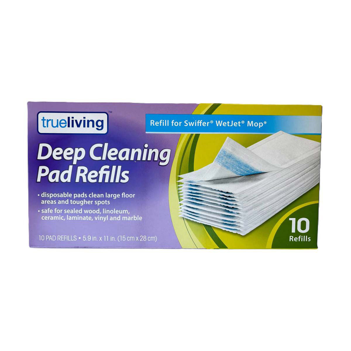 Trueliving Deep Cleaning Pad Refills, 10 ct