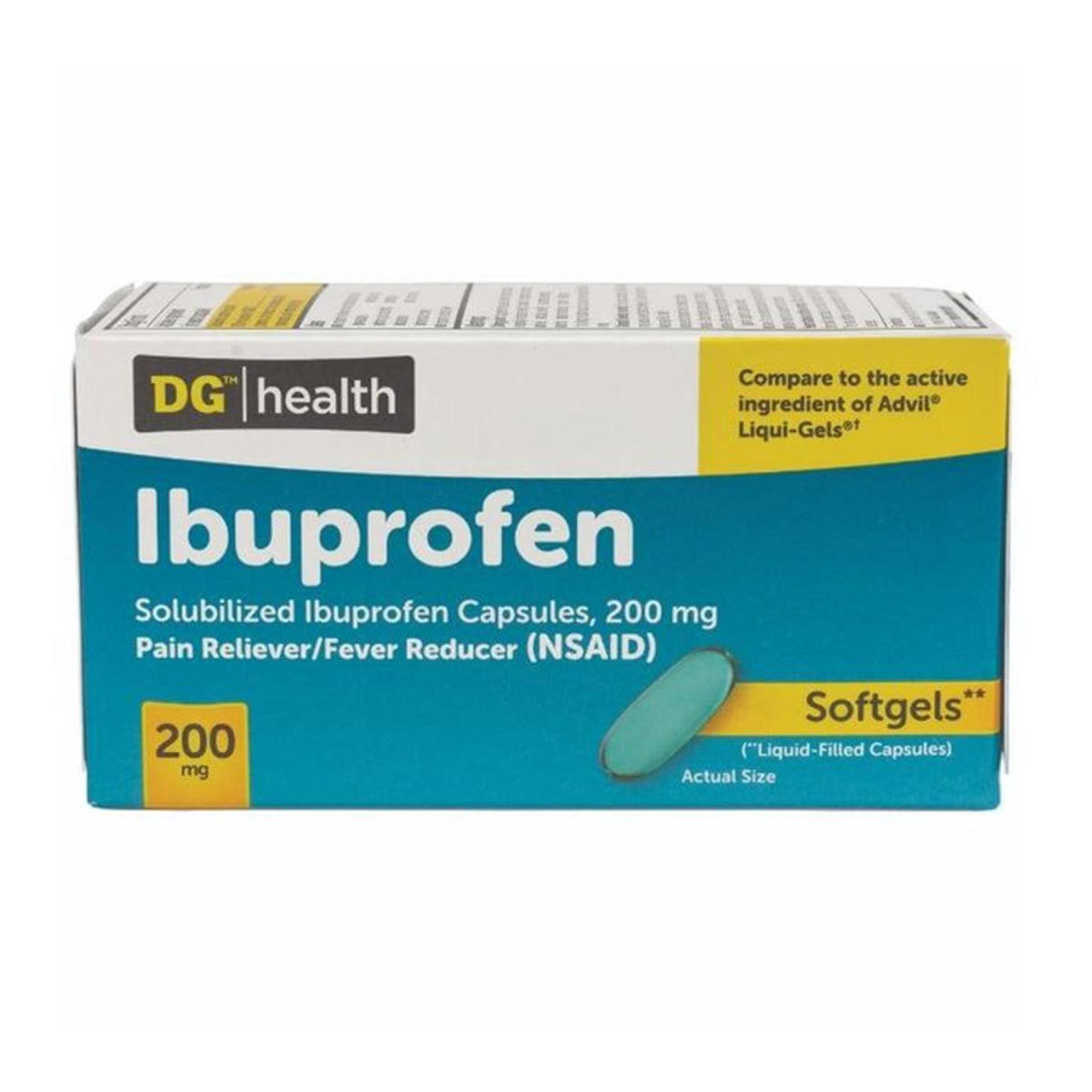 DG Health Ibuprofen Softgels - 40 ct