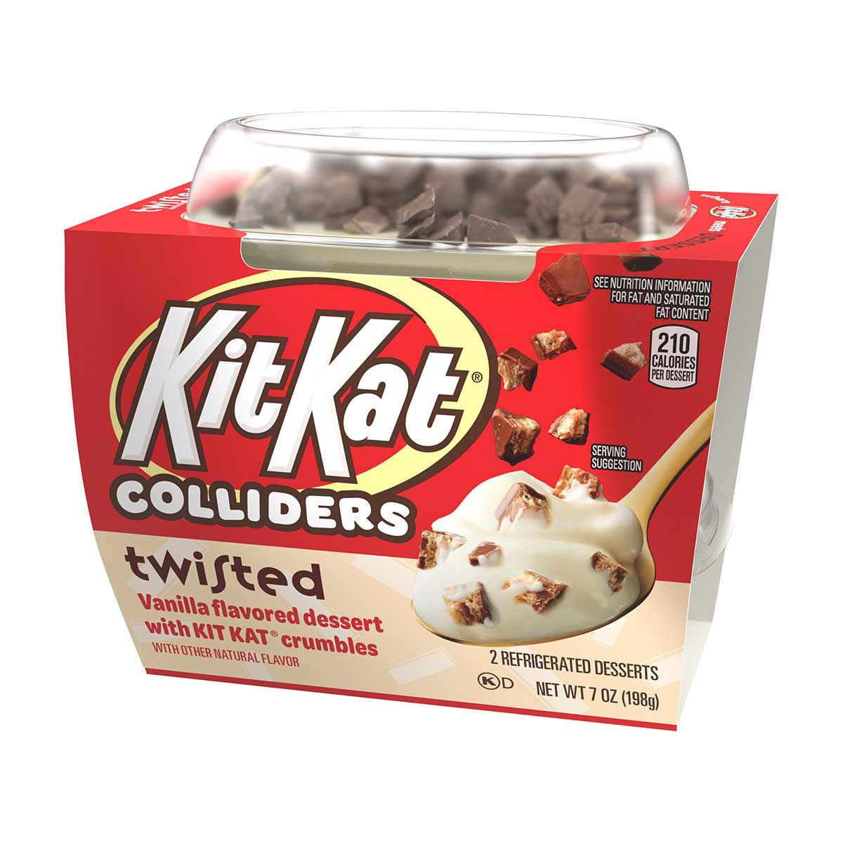 Buy COLLIDERS™ Twisted KIT KAT® Refrigerated Dessert, 2 ct from