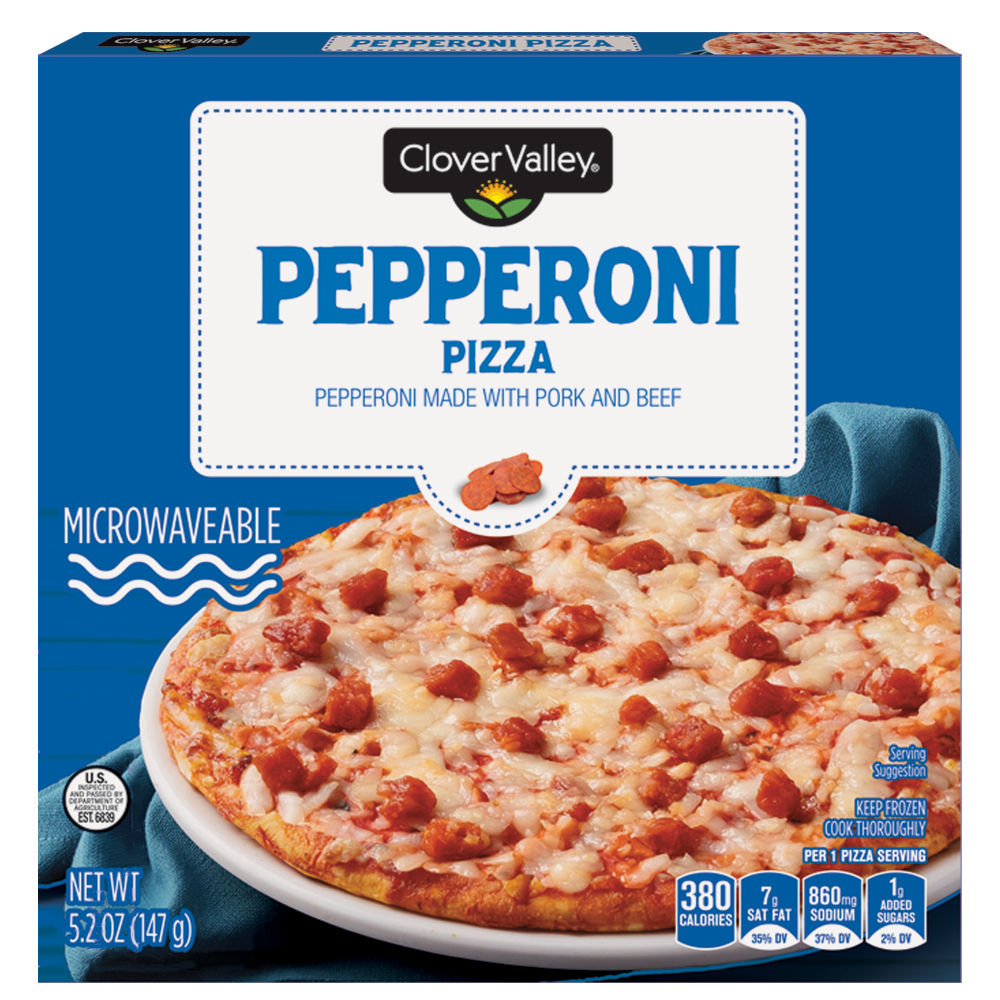 Clover Valley Pepperoni Pizza, 5.2 oz