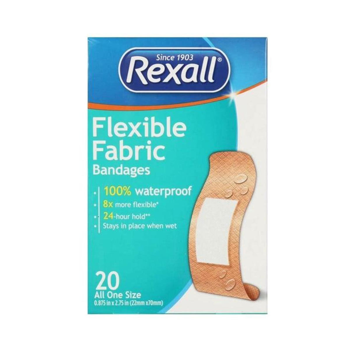 Rexall Flexible Fabric Bandages, 20 ct