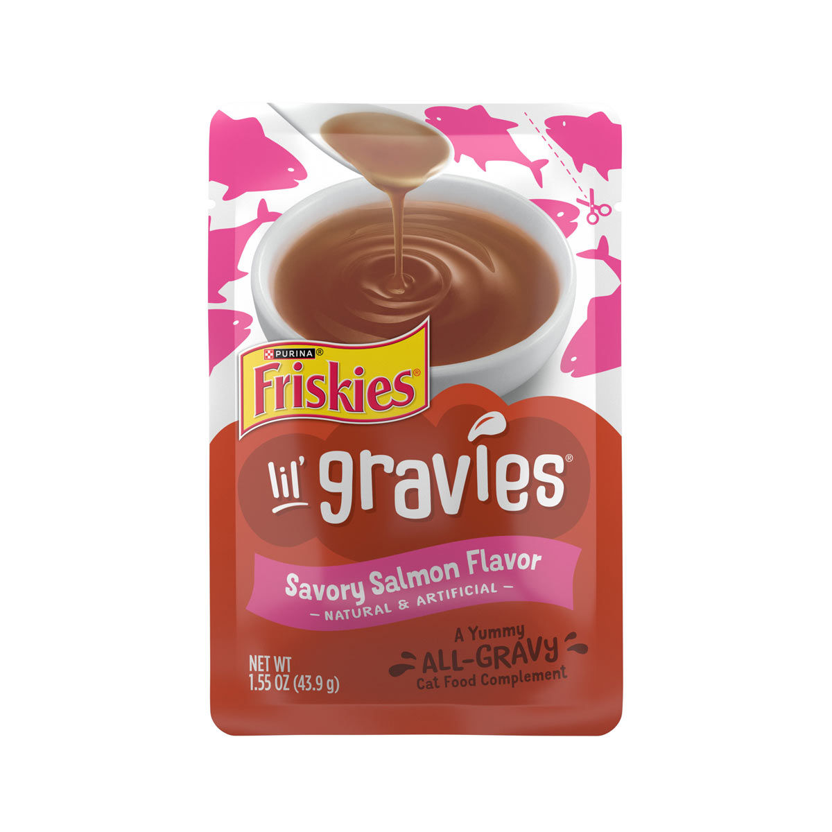 Buy Purina Friskies Lil' Gravies Savory Salmon Flavor Cat Food