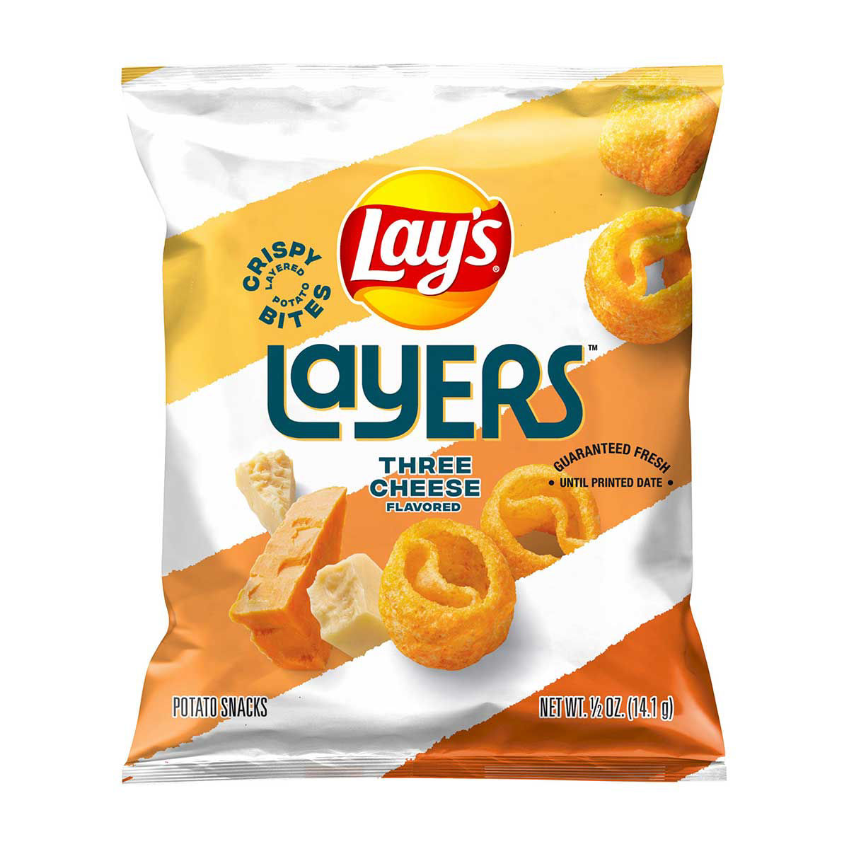 Lay's Layers Potato Snacks, Three Cheese Flavored, 0.5 oz — pOpshelf