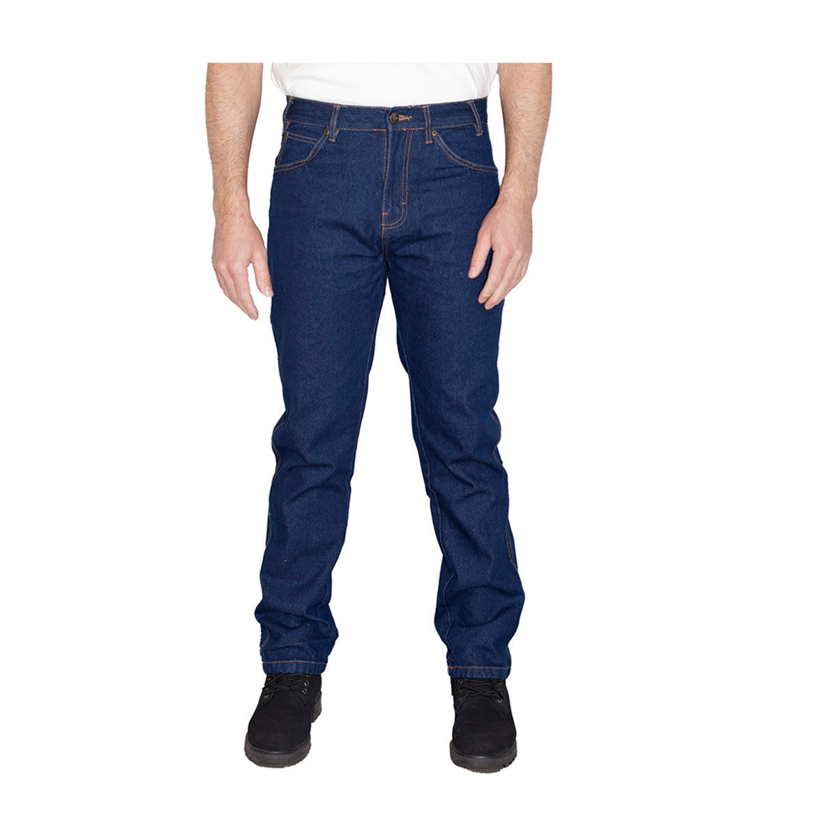 Exceptional Durability Blue Denim Jeans, 32 x 32