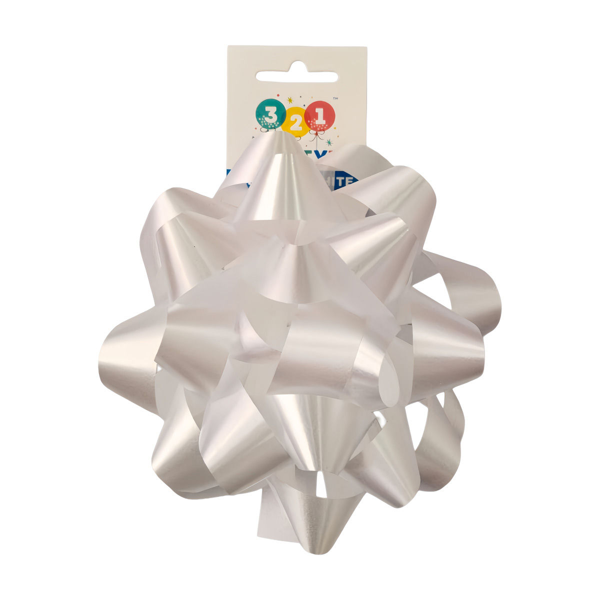 321 Party! White Bow, 5 in
