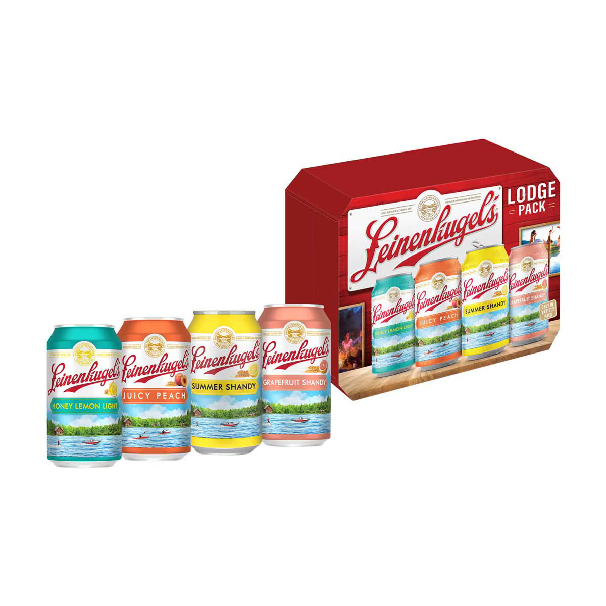 Leinenkugel's Lodge Summer Craft Beer Variety Pack, 4.2% - 4.9% ABV,  12-Pack, 12-oz beer cans