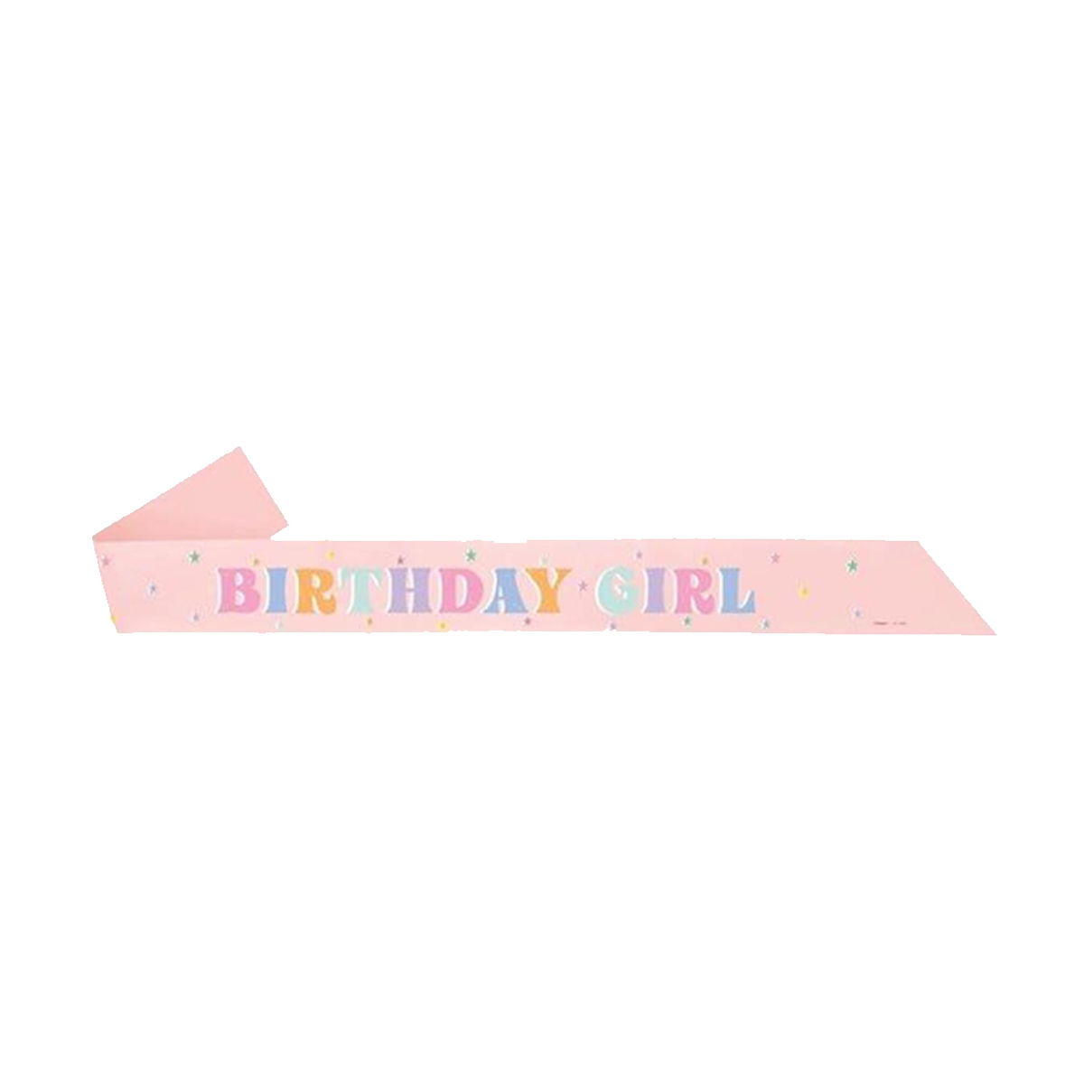 Pastel Birthday Girl Sash