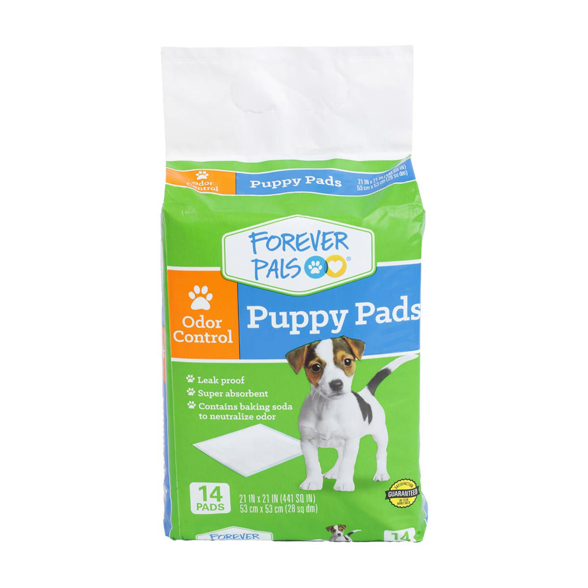 Forever Pals Odor Control Puppy Pads, 21x21 in, 14 ct