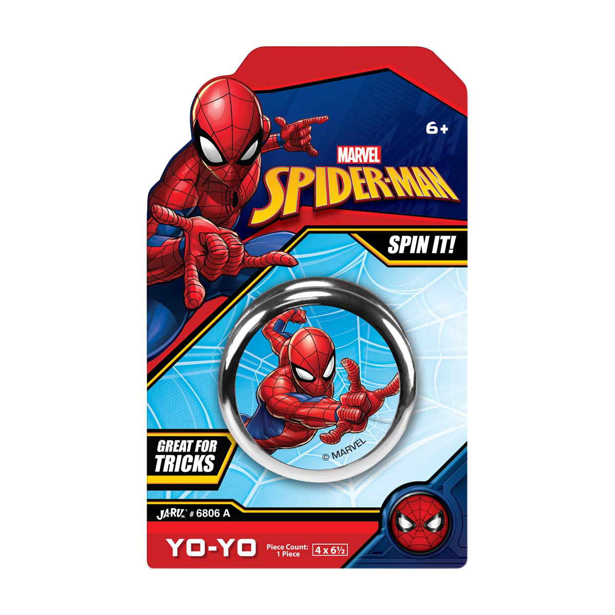 Marvel Avengers & Disney Junior Character Yo-Yo, 6 Assorted Characters
