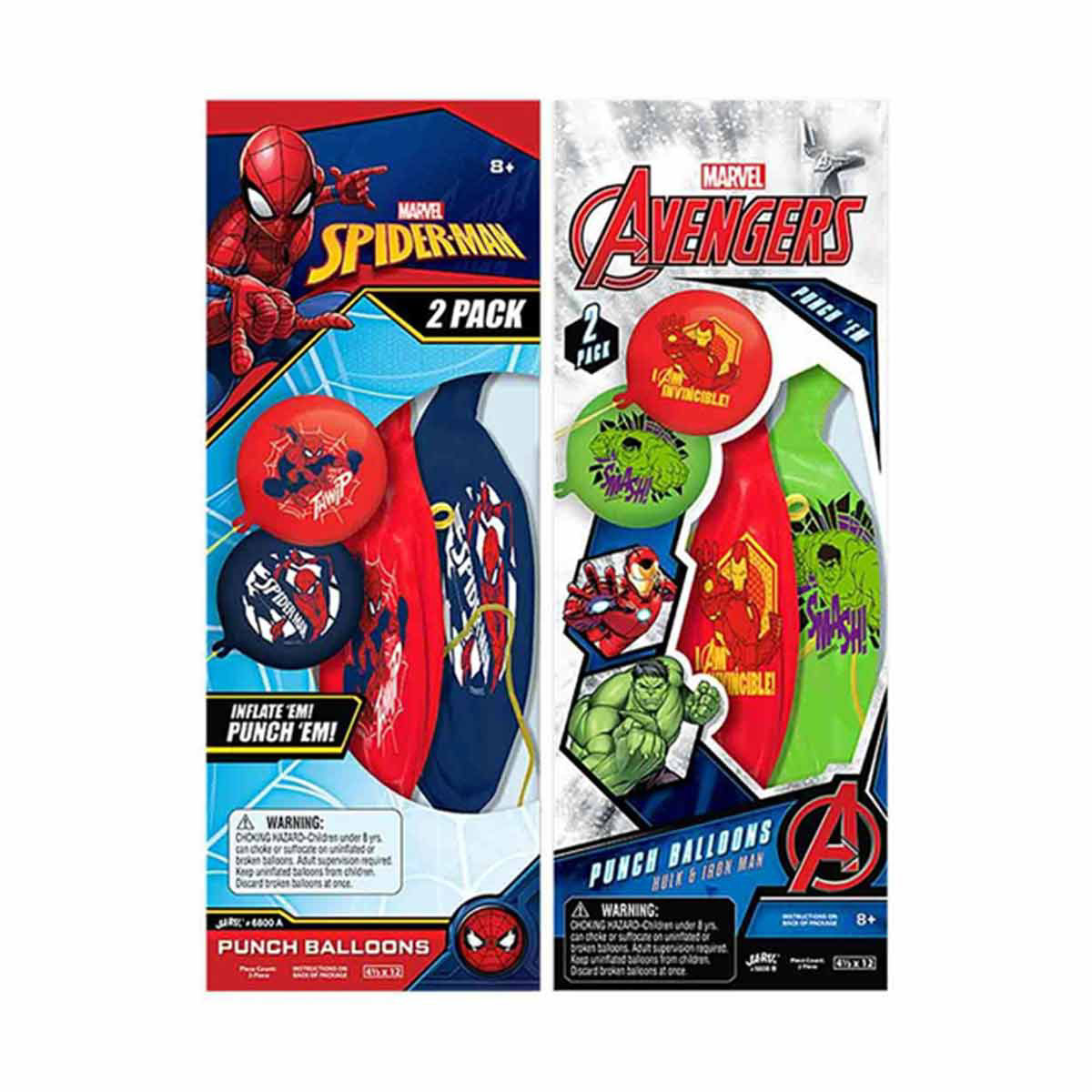 Character-Punch-Balloons,-2-pk---Assorted
