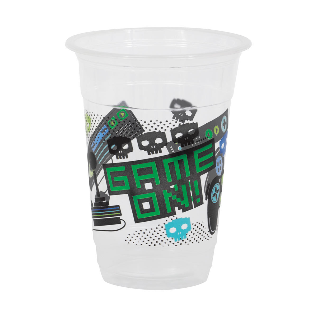 Gamer Birthday Plastic Cups, 8 ct