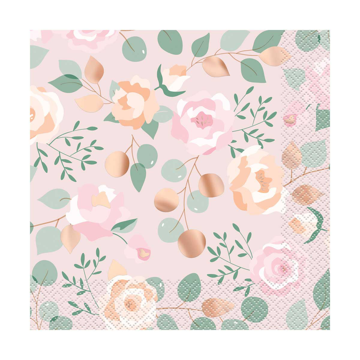 Pink Blooms Luncheon Napkins, 16 ct