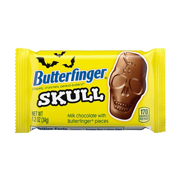 BUTTERFINGER SKULL 1.2OZ — Dollar Tree penny item