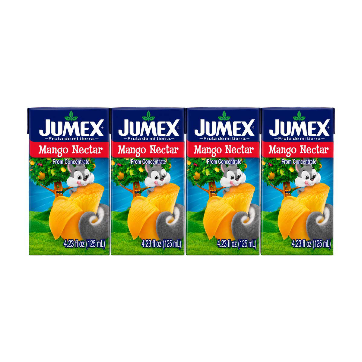 Jumex Mango Nectar Juice Drink, 4.23 fl oz Juice Boxes, 4 pk