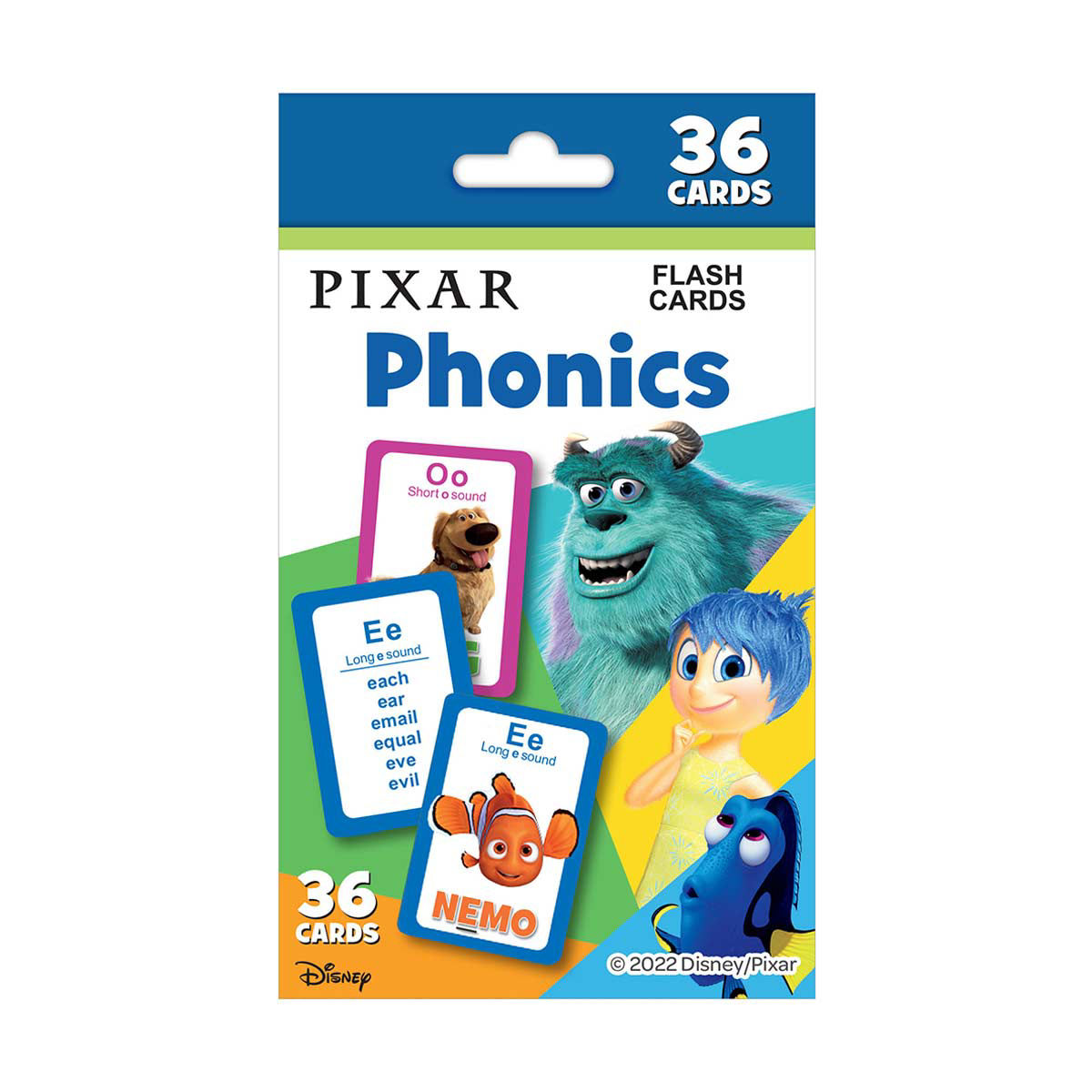 Disney Licensed Flashcards Assorted, 36 Cards