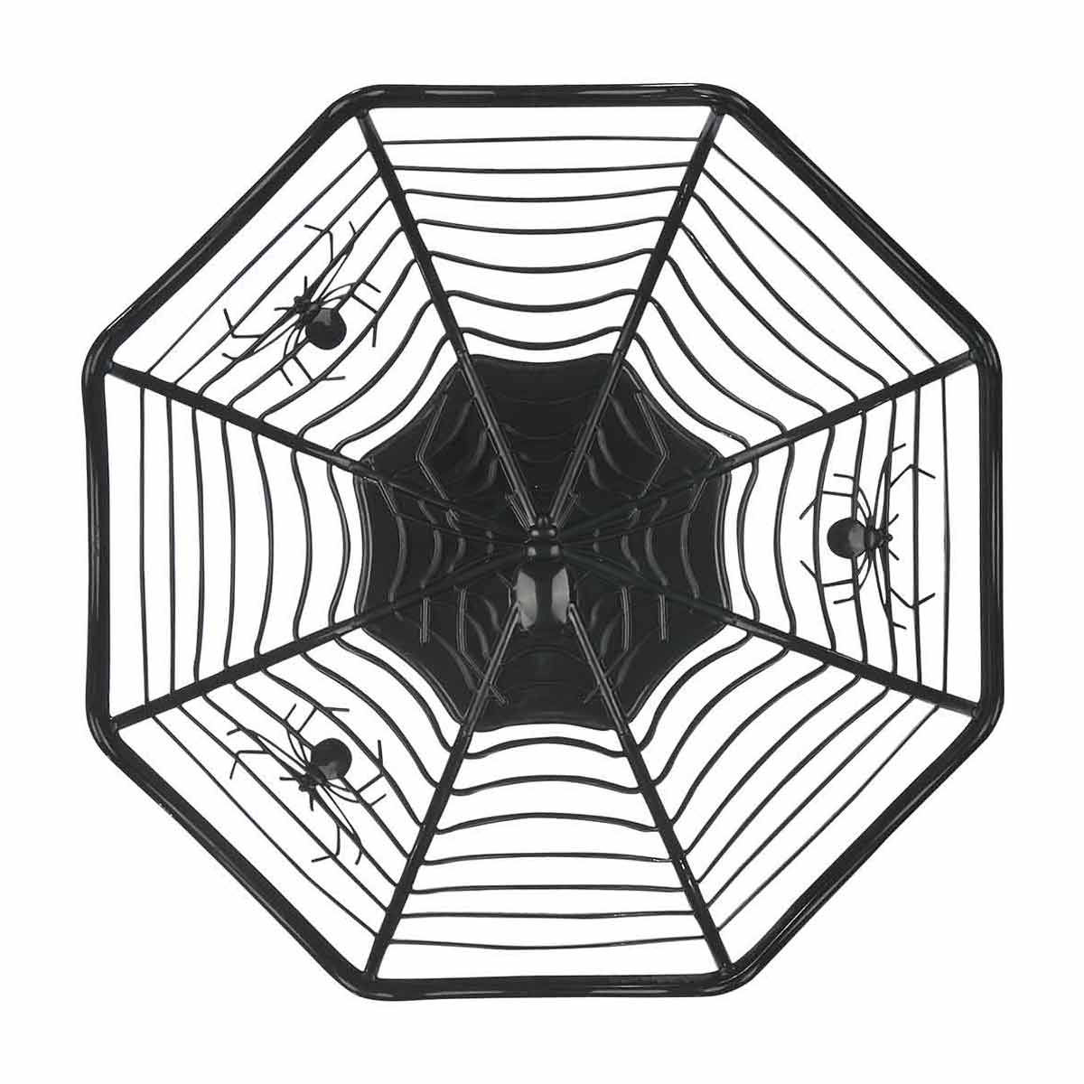 Halloween Spiderweb Basket, Assorted