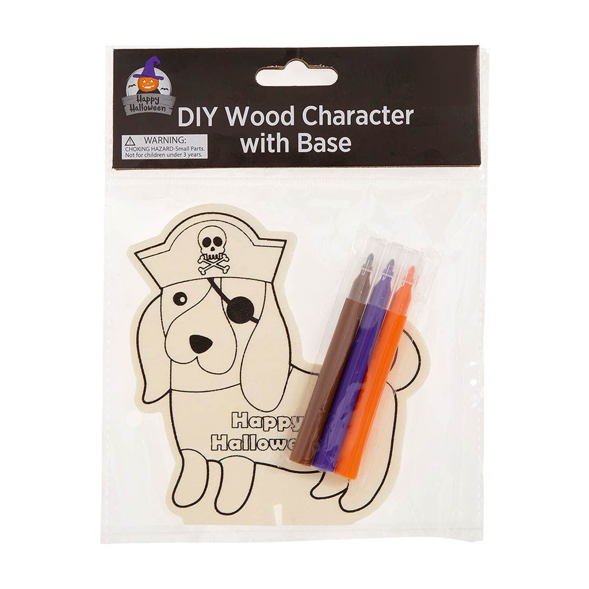 Buy Happy Halloween DIY Wooden Standing Character with Base, Assorted ...