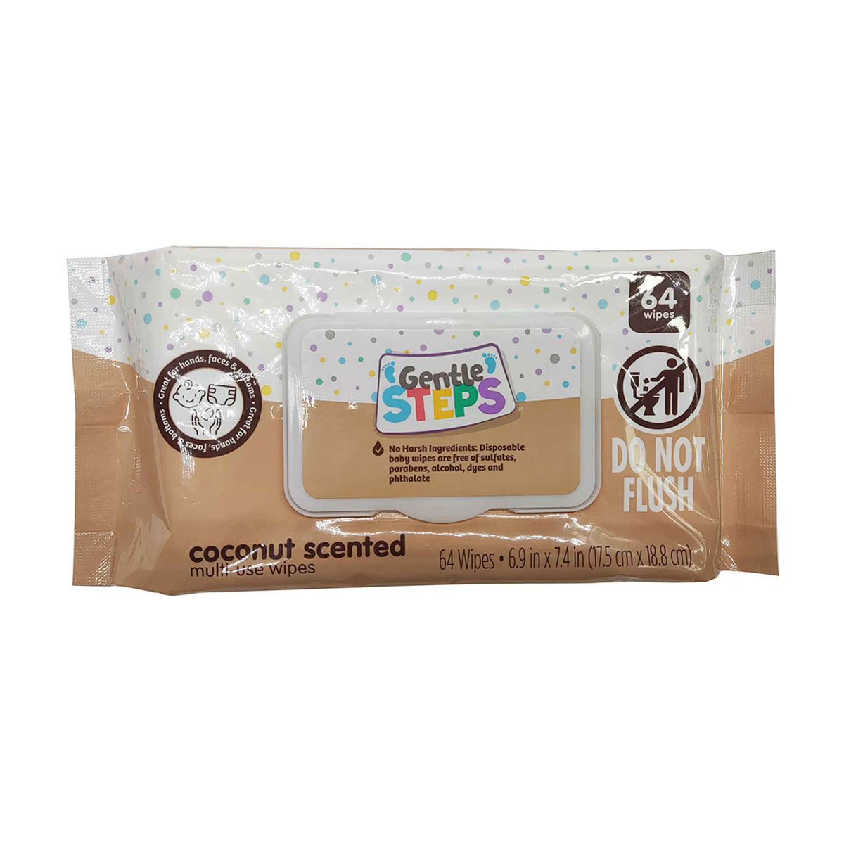 Gentle-Steps-Multi-use-Baby-Wipes---Coconut,-64-ct
