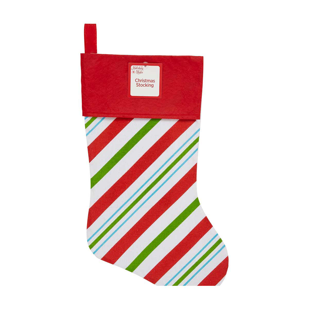 Buy Holiday Style Candy Stripe Stocking, Assorted from Dollar General ...
