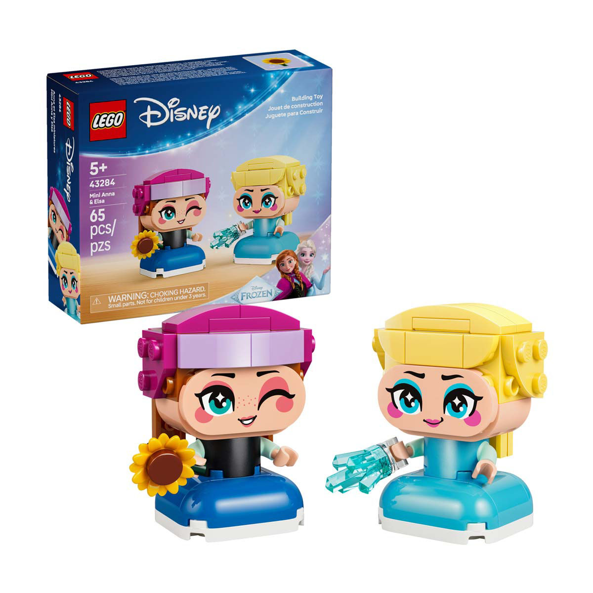 LEGO Disney Frozen Mini Anna & Elsa Toys - 43284
