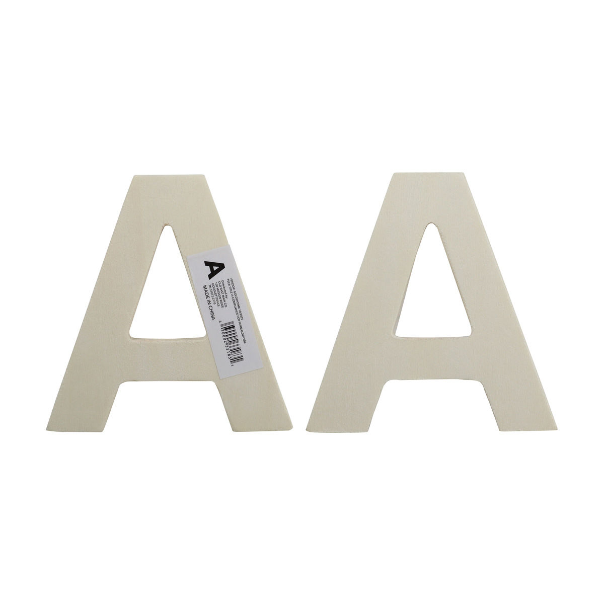 Wooden-Letter-"A",-2-ct