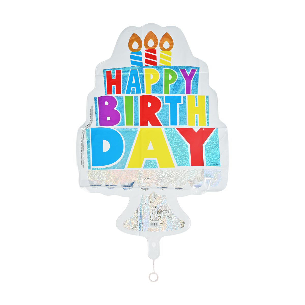 Happy Birthday Shaped Balloon, 3 Assorted Shapes