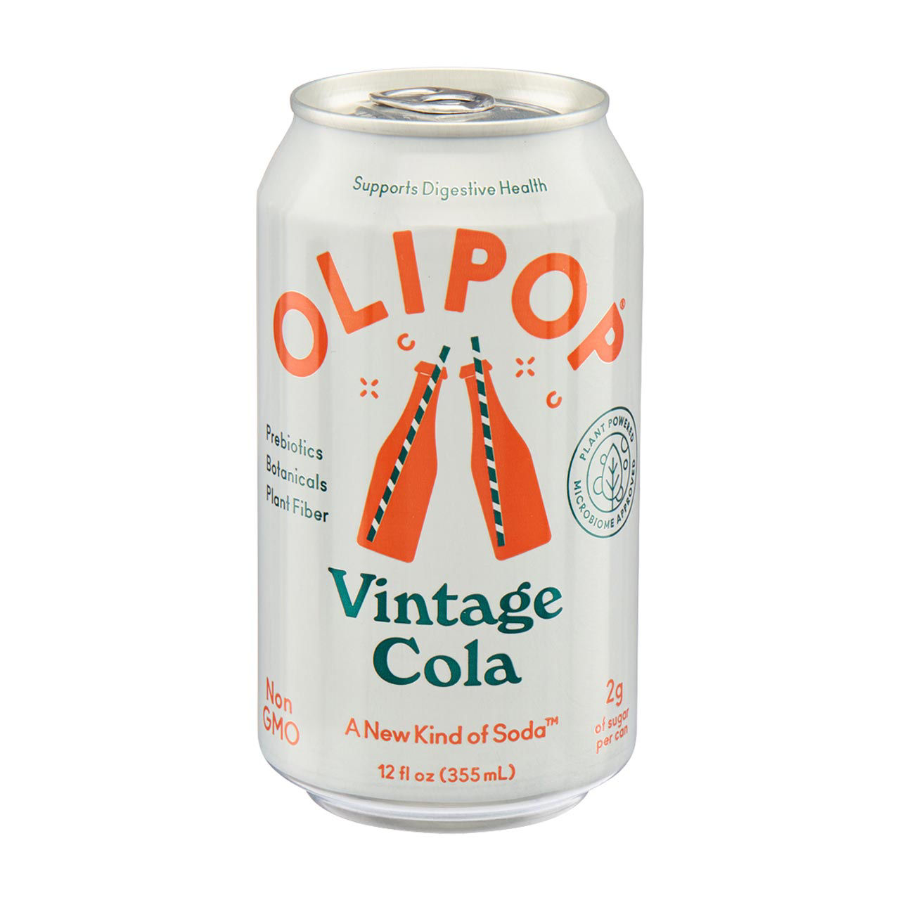 Olipop Vintage Cola Soda, 12 fl oz