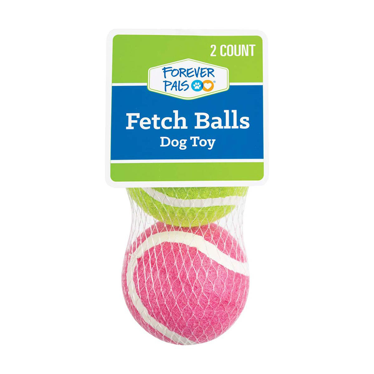 Forever Pals Rubber Fetch Balls Dog Toy, 2 ct