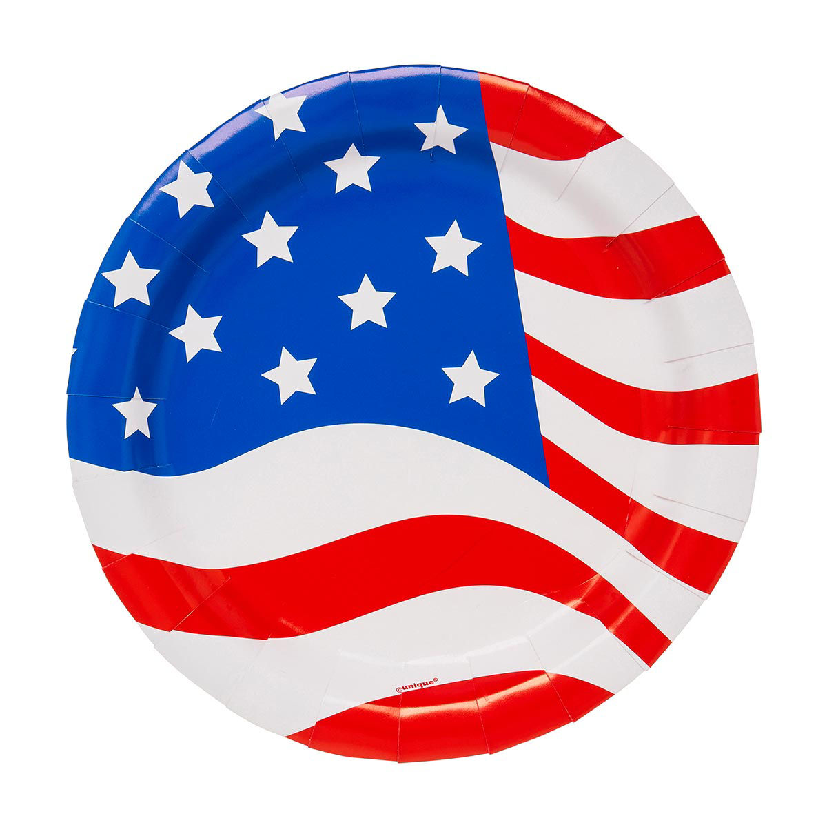 Tabletop Patriotic Theme Round Plates, 7 in — pOpshelf