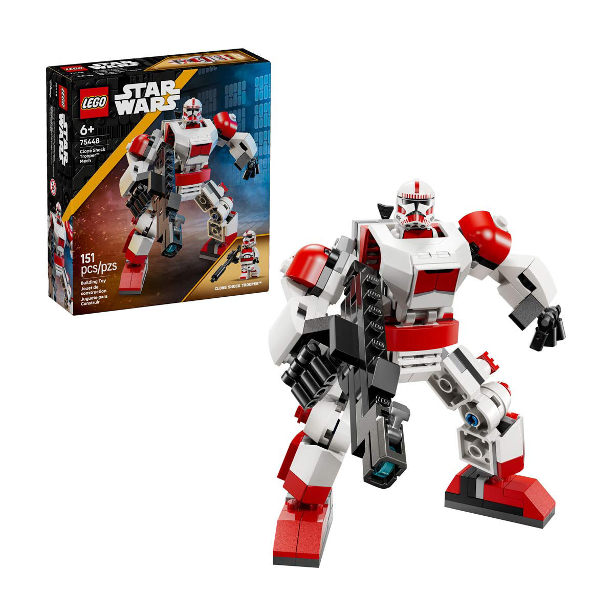 LEGO Star Wars Clone Shock Trooper Mech Toy 75448