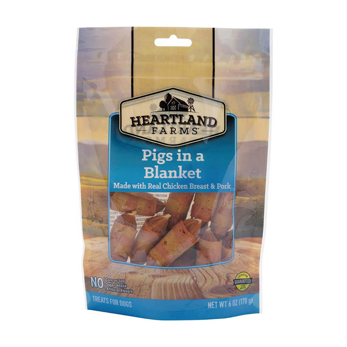 Heartland Farms Pigs in a Blanket Dog Treats, 6 oz