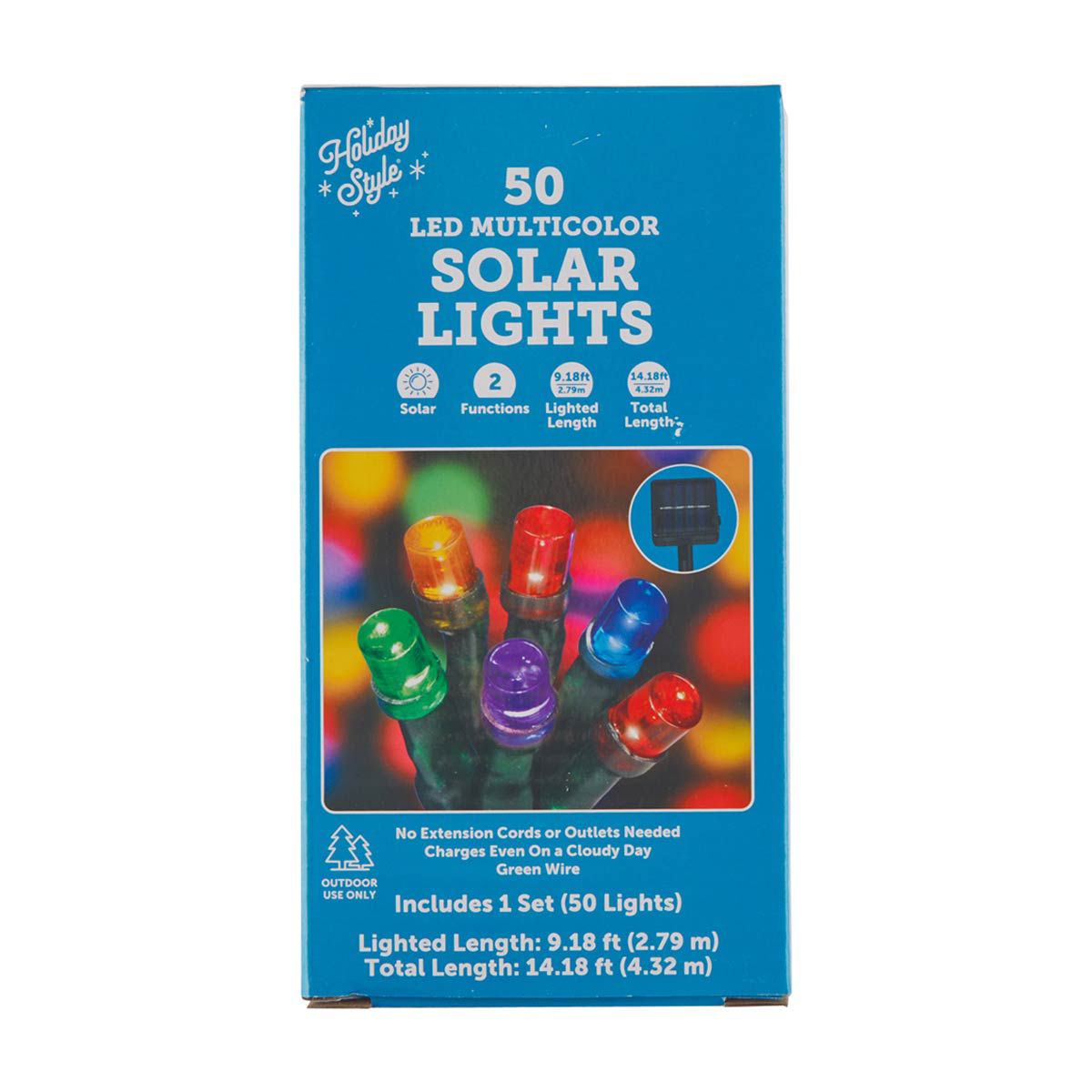Buy Holiday Style Christmas Decorative LED Solar Lights, 50 ct - Assorted  from Dollar General - available, image size:1200x1200