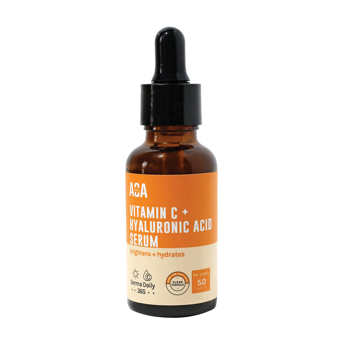 AOA Skin Vitamin C and Hyaluronic Acid Face Serum, 1 fl oz