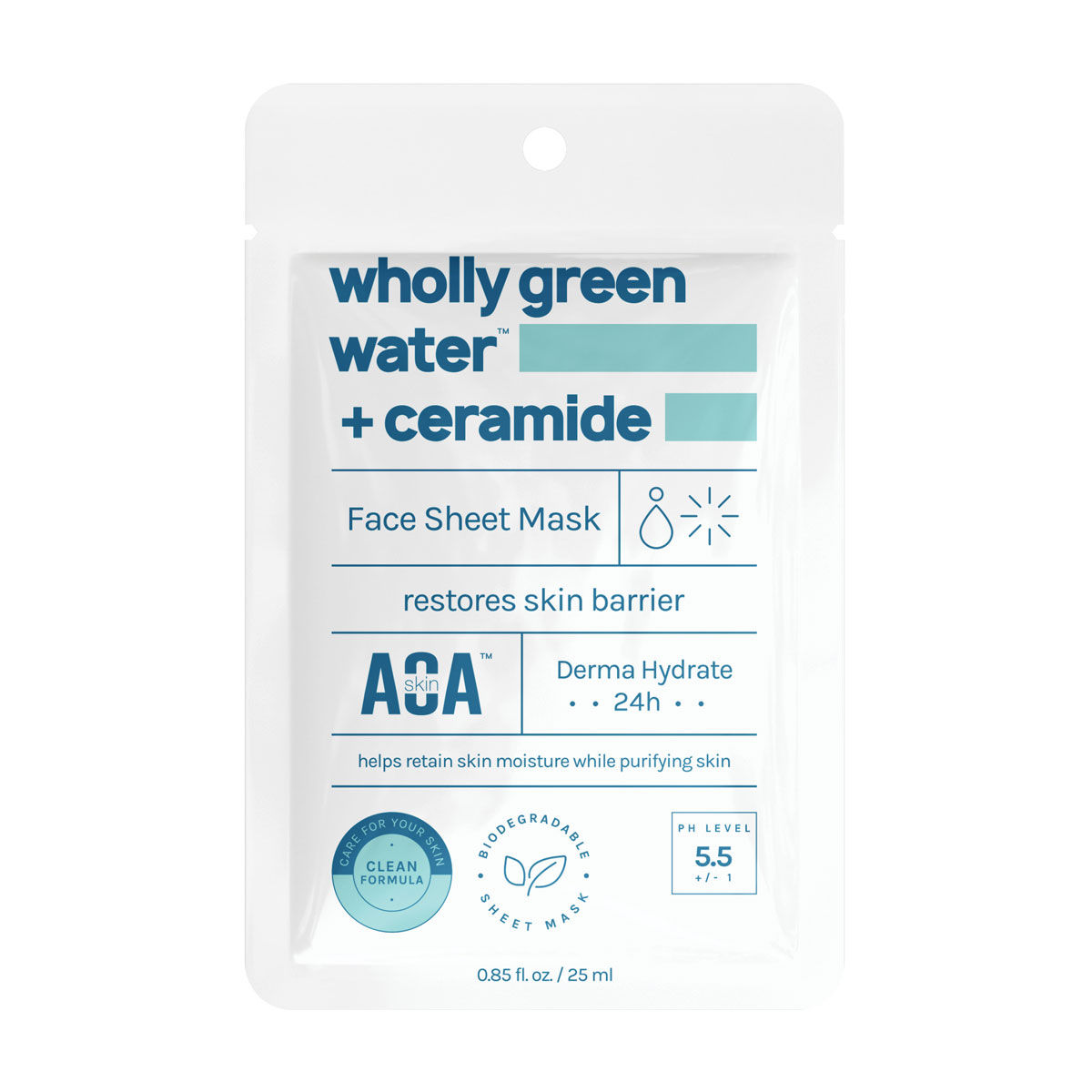 AOA-Skin-Wholly-Green-Water-and-Ceramide-Face-Sheet-Mask,-0.85-fl-oz