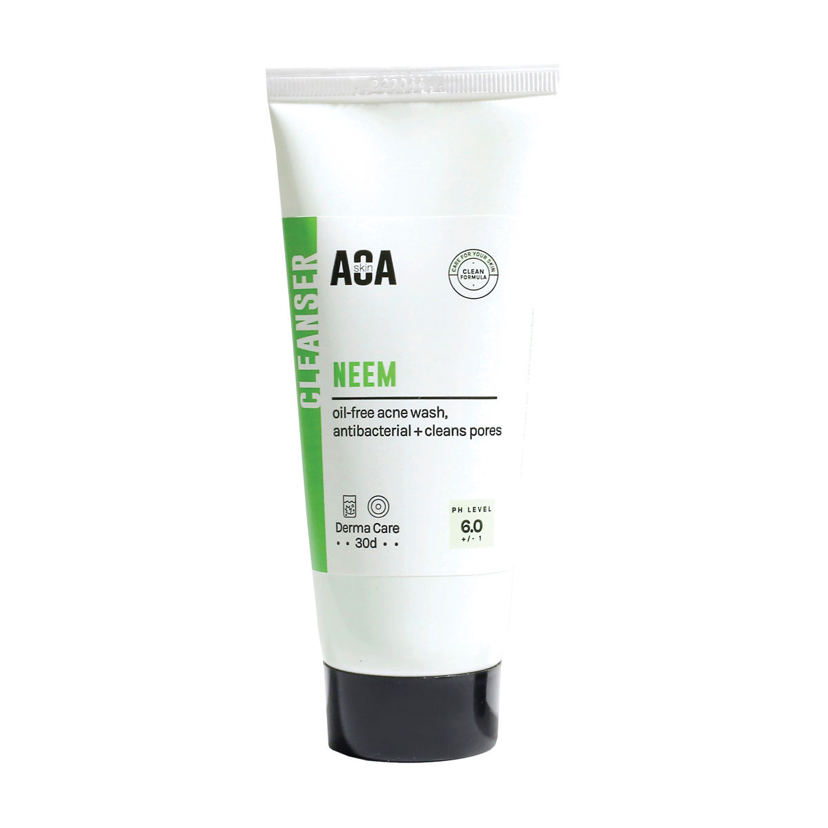 AOA Skin Neem Oil-Free Acne Facial Cleanser, 3.4 oz