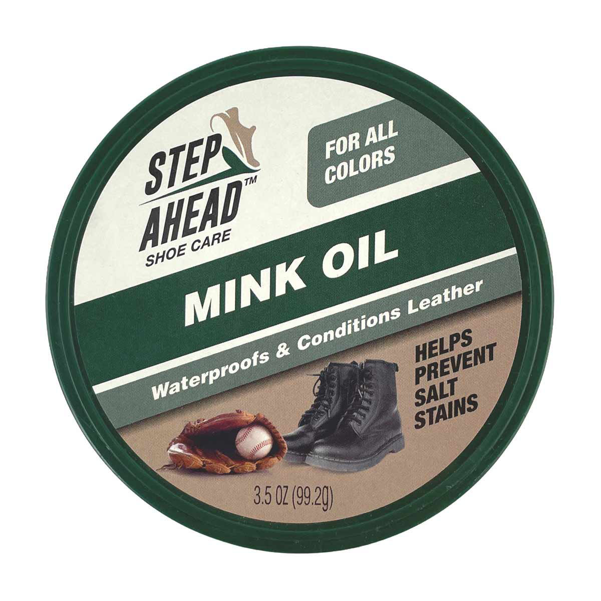 Step Ahead Shoe Care, Mink Oil, 3.5 oz