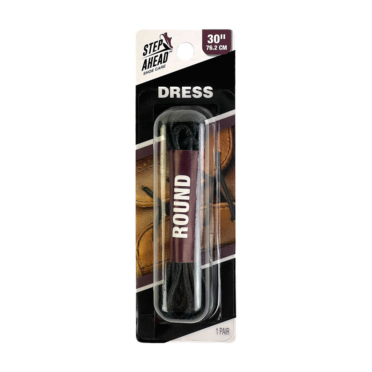 Step Ahead Shoe Care, Black Dress Lace, 30 in