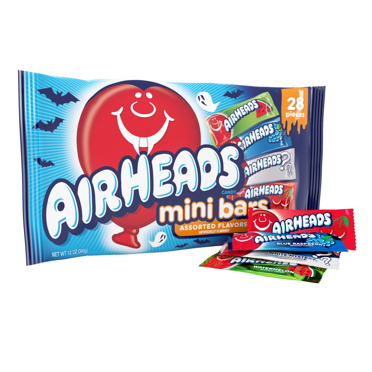 Airheads Halloween Candy Variety Bag Mini Bars (12 oz)