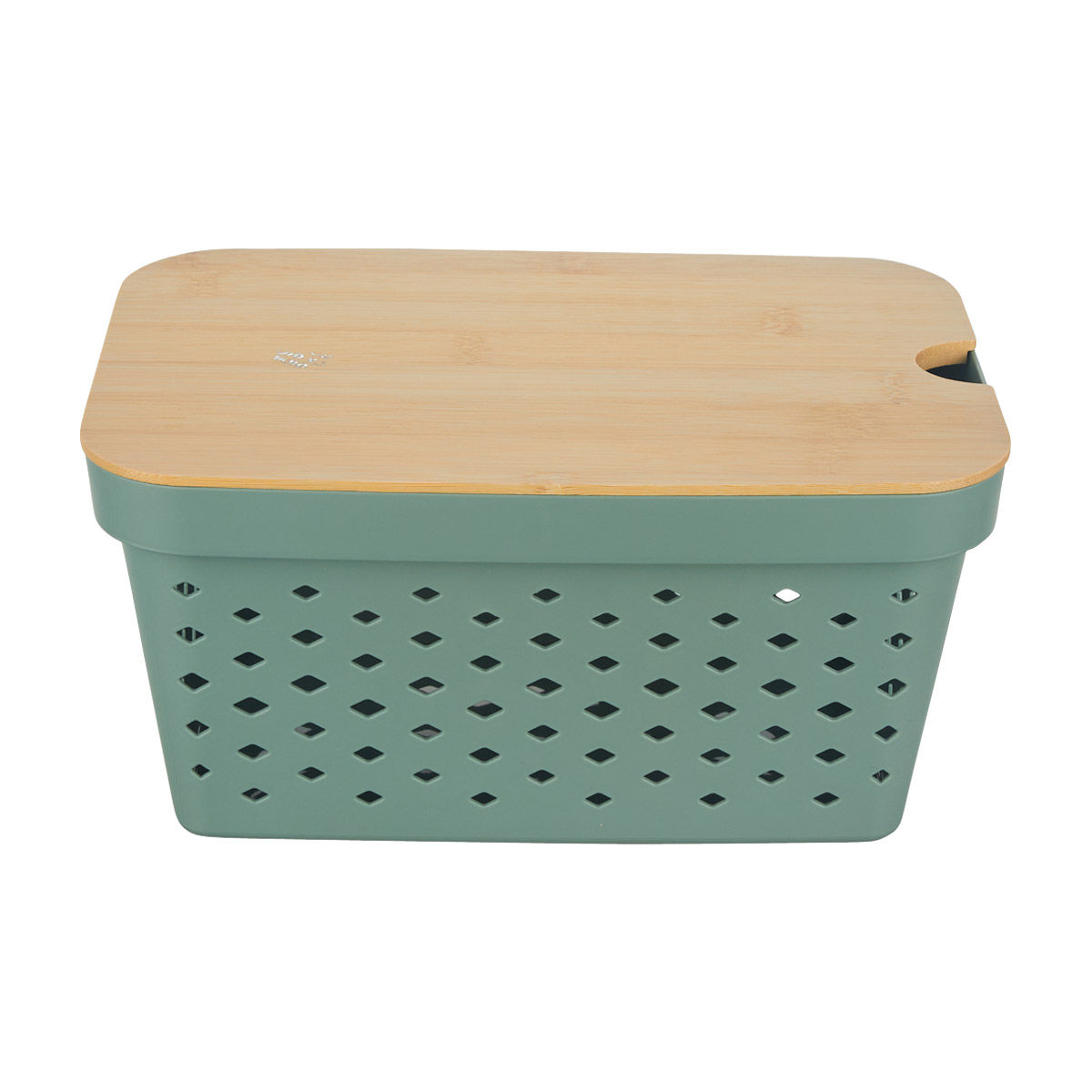 Bamboo-Basket-with-Lid,-Small