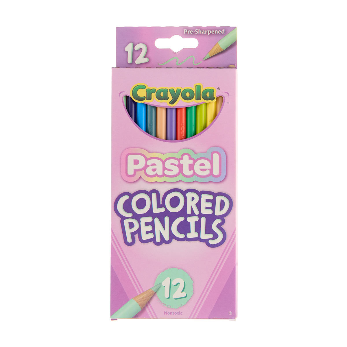 Crayola Pastel Colored Pencils, 12 ct