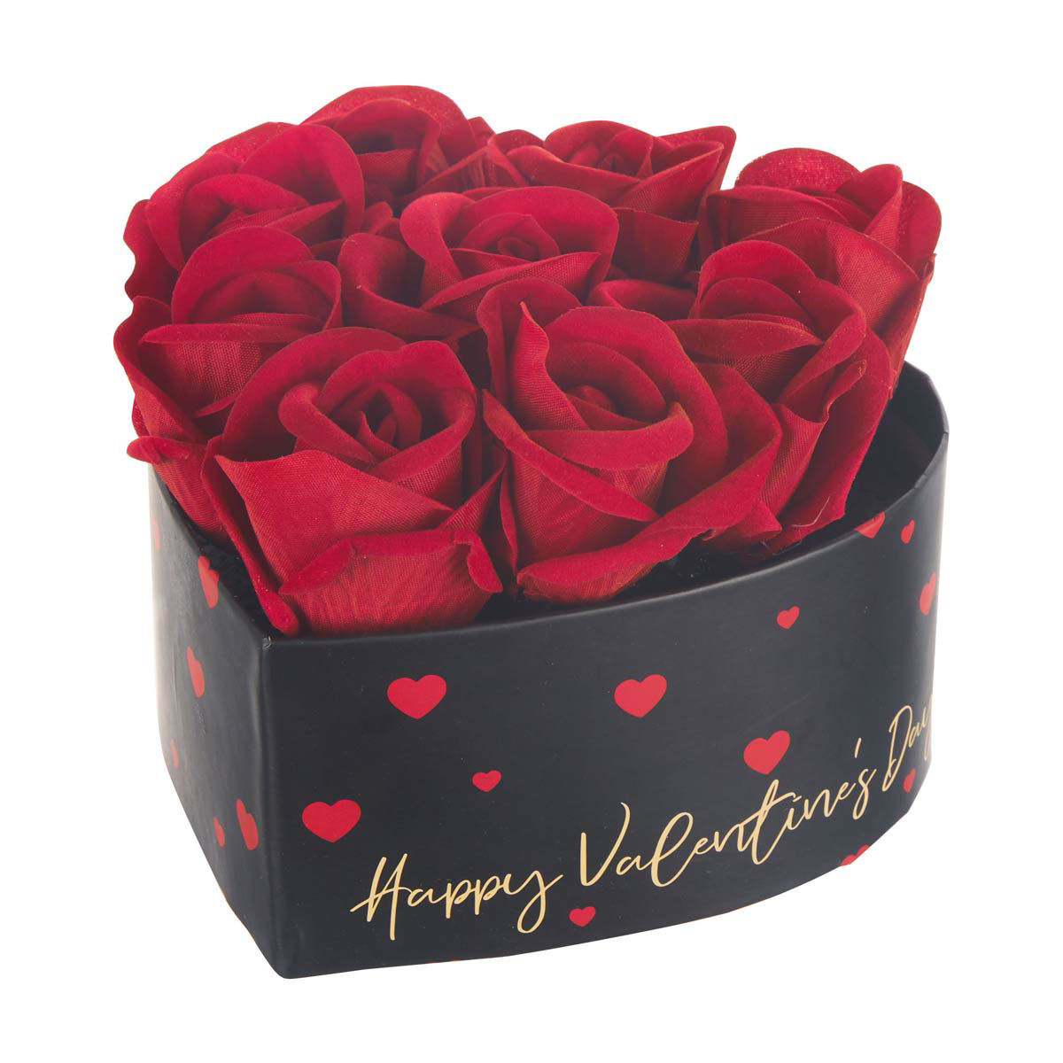 Happy Valentine's Day Paper Box with Roses