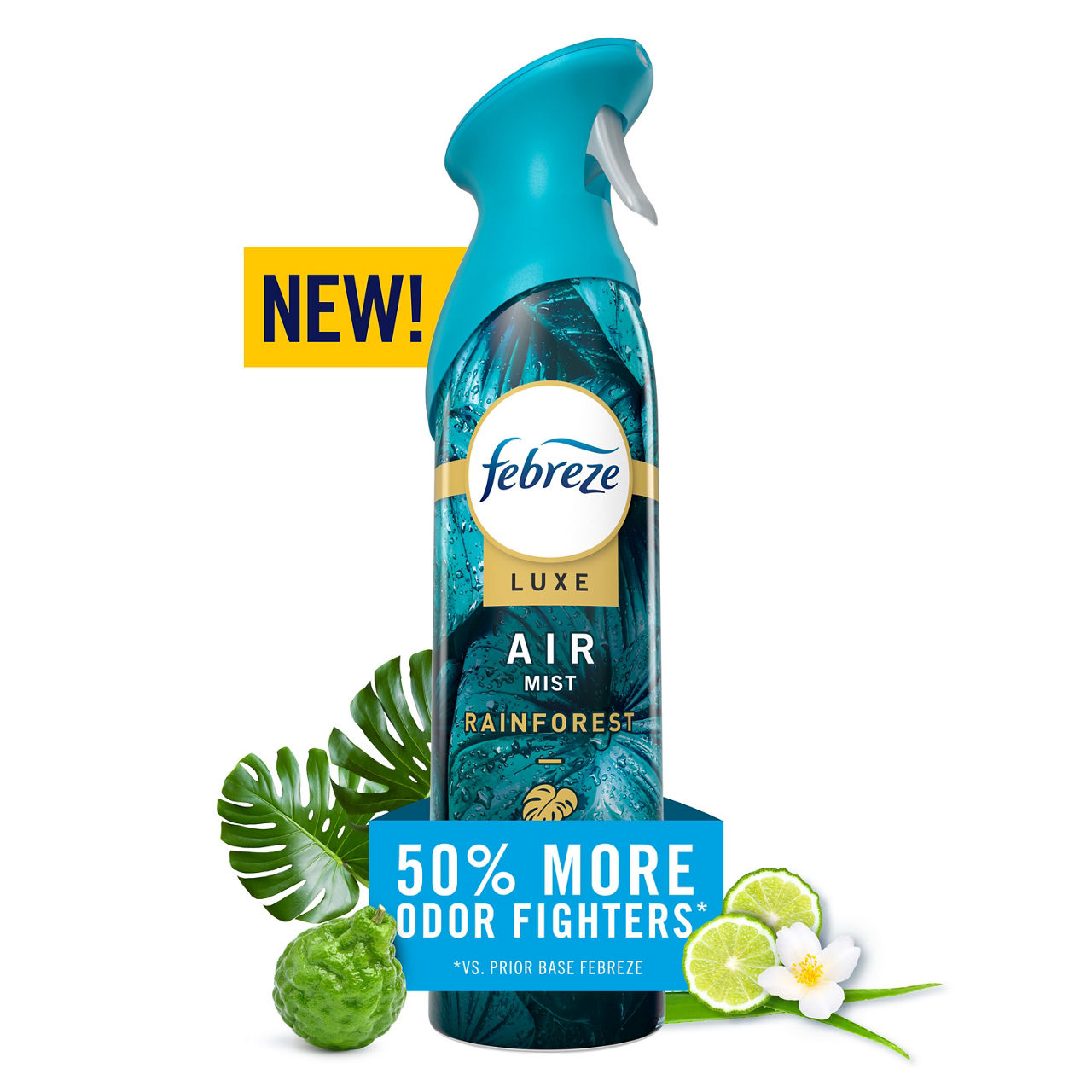 Febreze Air Mist, Luxe Air Freshener Spray, Odor Fighting Room Spray, Rainforest