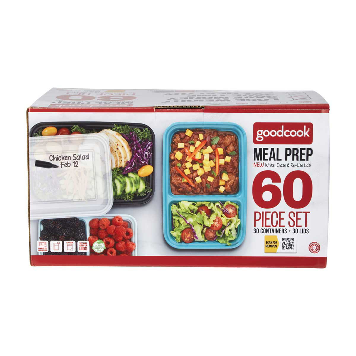 Good Cook Meal Prep Set, 60 piece, 1 ct