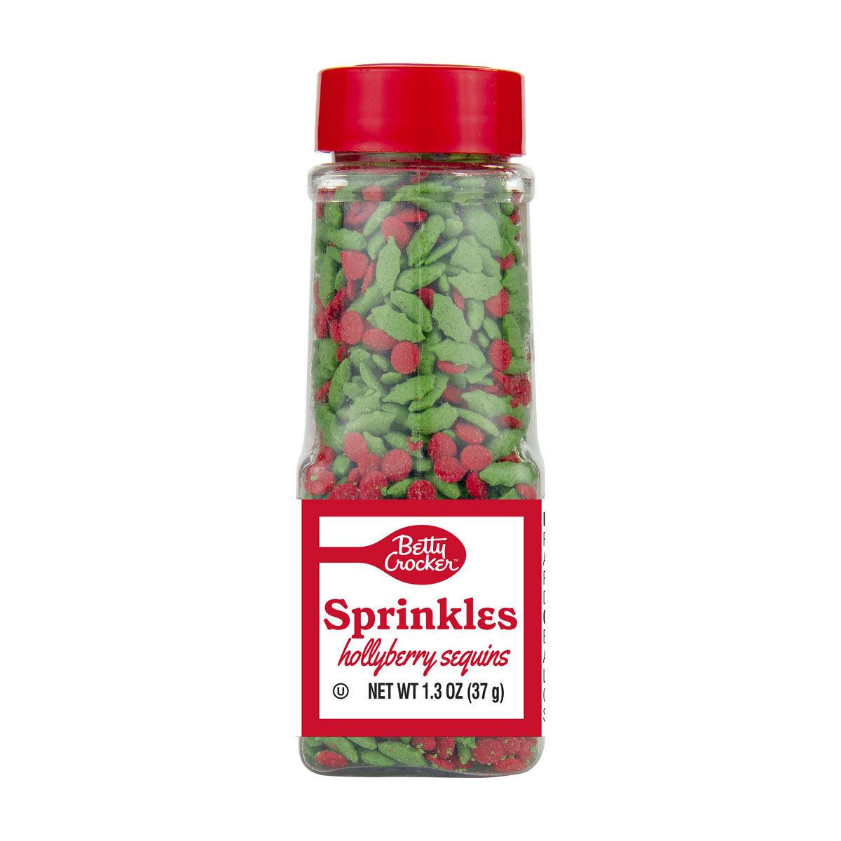 Betty Crocker Hollyberry Sequins Sprinkles, 1.3 oz